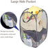 Larpur 2 Pcs Popup Mesh Laundry Baskets, Collapsible Portable Clothes Hampers with Reinforced Carry Handles, Gray