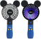 Kbinter Cute Personal Mini Fan - Handheld USB Rechargeable Fan with Colorful LED Light for Indoor Outdoor