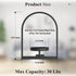 2 Pack Window Plant Shelves Indoor, Metal Wall Mounted Plant Holder, Minimalist Style Hanging Plant Shelves, Space