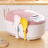 YARDWE 4Pcs Rice Cooker Spoon Holder, Blue, Suction Rack Spoon Storage Stand for Rice Maker Cooker