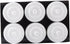 TableCraft C11663C White 16 Oz. Wide Squeeze Dispenser - 6 / PK