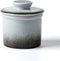 XELA Ceramic Butter Crock, French Butter Dish for Counter, Butter Keeper With