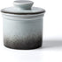 XELA Ceramic Butter Crock, French Butter Dish for Counter, Butter Keeper With