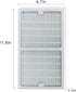 BBT BAMBOOST Filters C Compatible with Idylis Air Purifier IAP-10-200 & IAP-10-280, 2 pcs HEPA Filter & 4 Carbon
