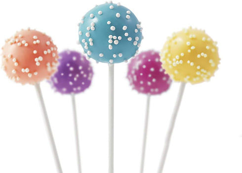 Lollipop Stick (6 inch), Candy Wrappers and Twist Ties Set, 100 Papery Lollipop Sticks, 200 Bags & 200 Twist Ties