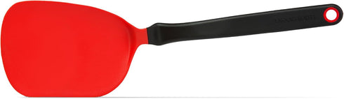 Dreamfarm Chopula Non-Stick-Safe Super-Flexible Spatula, 12" Red with Strong Flat Edge