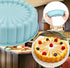 Flower Shape Silicone Cake Mold, Non-stick Fluted Pans, Perfect Bakeware for Cake, 7.6 Inch, Blue