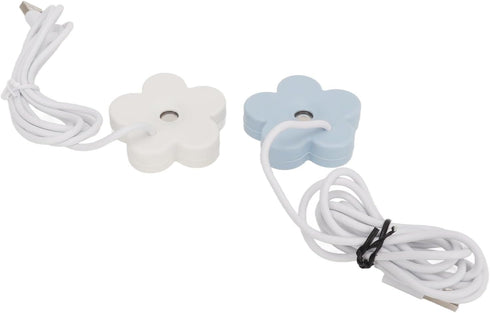 Cool Mist Humidifier - Flower Shaped Portable Air Humidifier, Essential Oil Diffuser for Home, Baby Room, Office