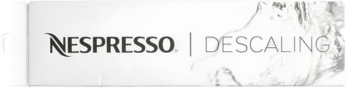 Nespresso Descaling Kit Solution, Fits all Models, 2 Packets, Descaling Solution for All Models, Includes Cleaning Cloth, Clear