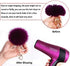 Faux Fur Pom Pom with Elastic Loop DIY, 12pcs Fluffy Pompom Ball for Knitted Accessories (Brown)