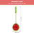 Housoutil 2 Pcs Ceramic Soup Spoons Cute Watermelon Tablespoons Chinese Japanese Korea Porcelain Spoon for Coffee Tea Yogurt Ice Cream Appetizers and Desserts