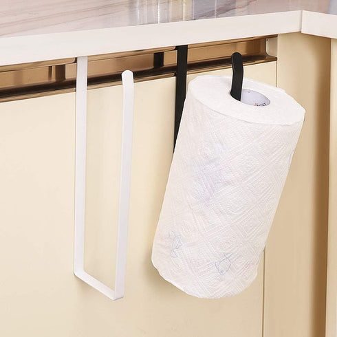 ORAPICH Usmascot Paper Towel Holder Dispenser Under Cabinet Paper Roll Holders (NO Drilling) for Kitchen Bathroom