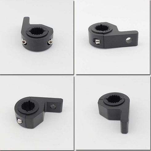 Motorcycle Mounting Bracket 2Pcs, 0.75" 1" 1.25" Horizontal Bull Bar Mounting Bracket for Driving Fog Lights, Universal