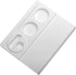 Normcore Corner Tamping Station V3 - Espresso White Silicone Coffee Tamper Mat Holder Pad for Baristas, Food Grade