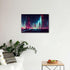 Wall Art Black and White Pictures for Living Room, Cyberpunk City Painting Prints on Canvas, 24x16 in House Decor