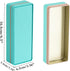 HAN SHENG 6 Pcs Multicolor Rectangle Tea Tins Tea Storage Containers Coffee Tins Food Storage Container for Tea Coffee Herb Candy Chocolate Sugar Spices