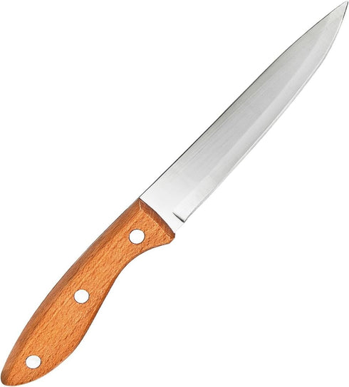 Ultra Sharp Paring Knife for Peeling, Cutting Fruits, Vegetables, and Meat, Stainless Steel with Wooden Ergonomic Handle