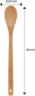 Helen’s Asian Kitchen Bamboo Kitchen Spoon, 15-Inch Cooking Utensil