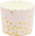Sparkle and Bash 50 Pack Pink and Gold Cupcake Wrappers, Paper Baking Cups, Muffin Liners for Baby Shower