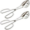 KEBE 2-PACK Serving Tongs - Stainless Steel Kitchen Tongs for Buffet Party Catering, Thickening Food Serving