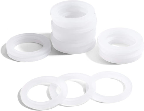 8 PCS Replacement Silicone Gasket Seal Ring - Food Grade for Aluminium Stovetop Coffee Maker Pots
