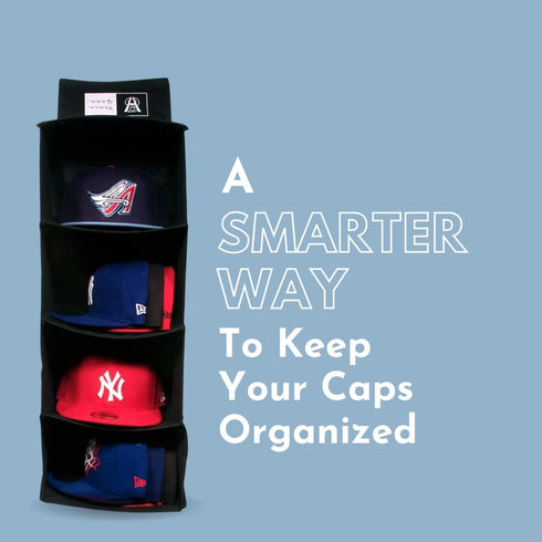 4 Closets Closets Homiegear Wall Hanging Organizer, Storage Case Racks - Organization Storage System for Caps, Wallet