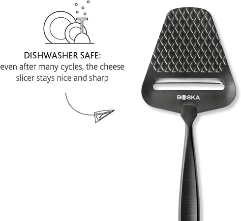 BOSKA Cheese Slicer, Average Size, Black