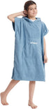 Swimming Hiturbo Kids Changing Towel Poncho: Quick Dry Absorbent Bath Towels Hoodie - Microfiber Swim Surf Poncho