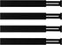 Utoplike 4 pcs Bamboo Kitchen Drawer Dividers - Adjustable Black Drawer Organizers for Kitchen, Bathroom, Bedroom, Desk