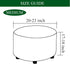 Outdoor,M,07 CRFATOP Printed Round Ottoman Covers Slipcover Stretch Footstool Protector Covers Soft Footrest Ottoman