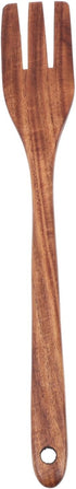 Wooden Fork for Stirring, Serving, and Cooking - Camping Utensils, Spaghetti, Fruit Salad Fork, Wooden Kitchenware