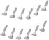 Stainless Steel TEA/COFFE AND Spice Box Spoons Set of 12 (Silver) (Small Tea spoon)