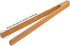 Premium 12-Inch Cherry Wood Toaster Tongs – Easy-Grip, Heat-Resistant Wooden Tongs for Toast, Salad, Meat & Grilling