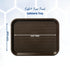 Carlisle FoodService Products Cafe Food Tray, 10 x 14 Inches, Chocolate, Plastic Cafeteria Tray