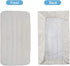 Luxiv Indoor Air Conditioner Cover - White Window Unit Protection, Anti-Rust Adjustable Cover with Free Elastic Straps