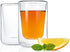 Blomus 63654 Nero Set of 2 Clear Cappuccino or Tea Glasses, 8 oz, 2 Piece