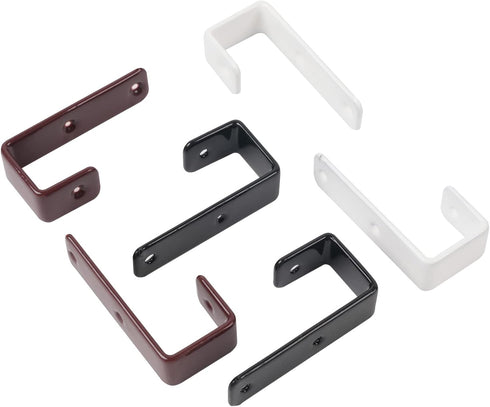 8 Pack Bunk Bed Ladder Hooks, Vinyl Coated Iron Heavy Duty Hook Brackets for Bed Decoration Tool