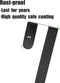 GameXcel 12" Wreath Hanger for Front Door, Large Metal Hook for Christmas Wreath Over The Door, Black