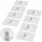 Wall Mounted Shoe Rack Accessories SMA01, Sticky Mounts, Adhesive Base,Locked by Nuts