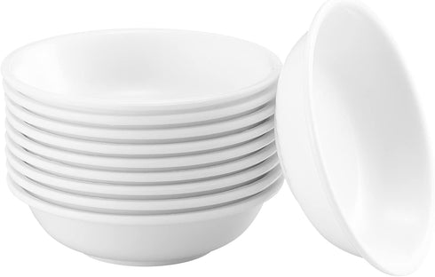 6pcs Ceramic Seasoning Dishes, Sushi Dipping Bowl, Vinegar Spice Sauce Dishes, Mini Appetizer Plates, Saucer Kitchen Tableware by Yeehtech