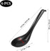 6Pcs Asian Soup Spoons, Melamine Rice Spoons for Ramen, Deep Oval Hook Design