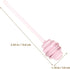 5.34 CALLARON Glass Honey Dipper Stick Clear Honey Stirring Stick Honey Server Spoon Jam Syrup Stirring Wand for Honey