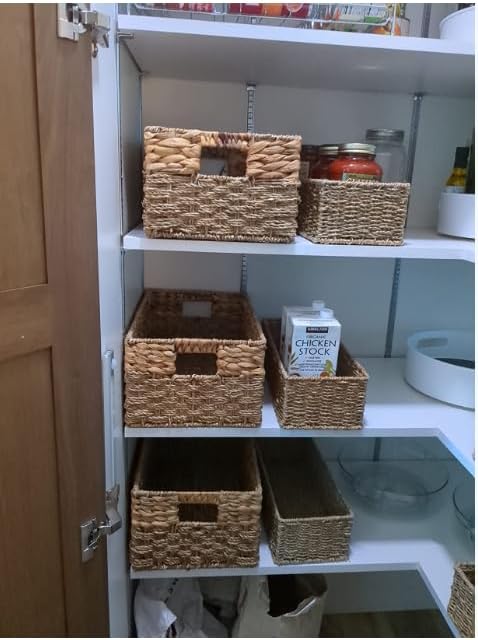Large Woven Storage Baskets, Seagrass Baskets, Large Wicker Baskets for Storage, Large Storage Baskets