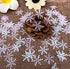 600Pcs Winter Snowflake Table Confetti, White Winter Wonderland Birthday Baby Shower Table Decorations