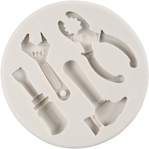 Hand Tools Silicone Mold, Construction Tools Chocolate Fondant Molds for Cake Decoration and Crafts