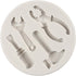 Hand Tools Silicone Mold, Construction Tools Chocolate Fondant Molds for Cake Decoration and Crafts