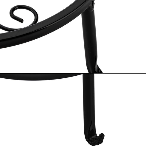 5 Pack 5 Tosnail Metal Plant Stands for Indoor and Outdoor Planters, Flower Pots, Beverage Dispenser, Pumpkin Short