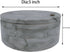 Kerixi Marble Salt Cellar and Storage Box with Two Compartments Salt Box with Swivel Lid for Storing Spice (Gray white)