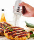 2Pcs Stainless Steel Sugar Shaker with 16Pcs Coffee Stencils Template Duster for Cocoa Flour Icing Sugar