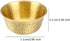 3 inch Copper Offering Bowl, Tibetan Holy Water Bowl for Yoga Meditation and Ritual Use